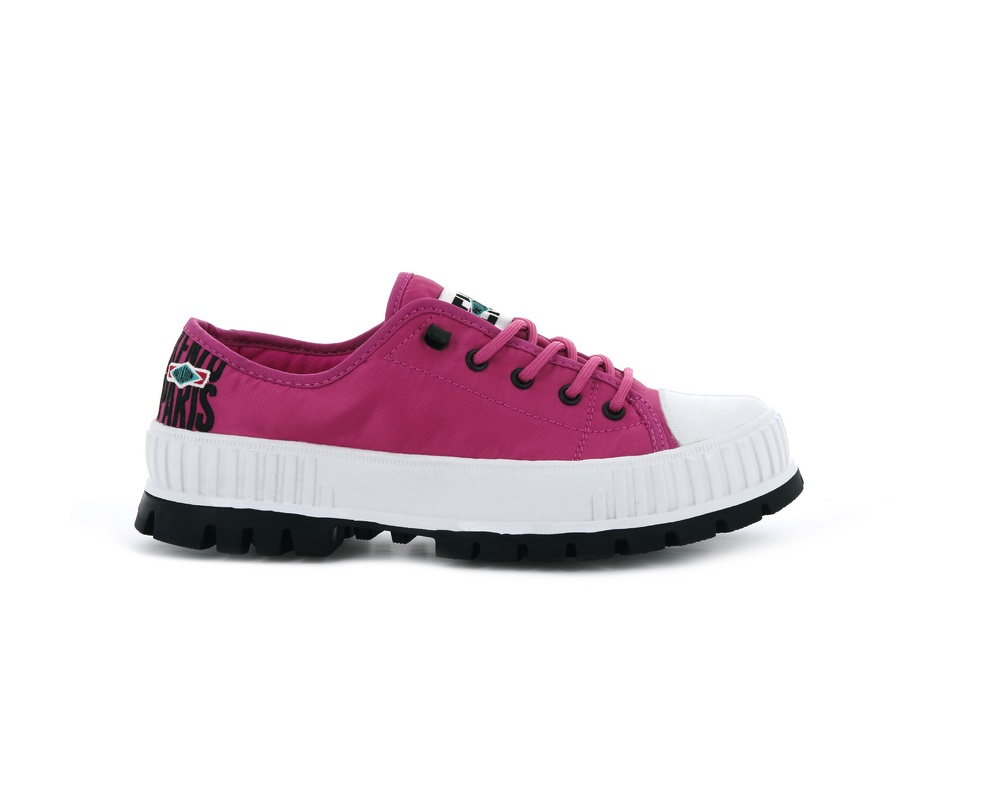 Zapatos Bajos Palladium PALLASHOCK LOW BY KENZO Mujer Rosas | Costa Rica-45913